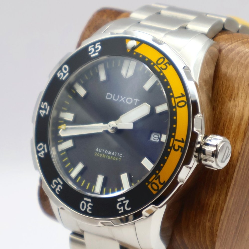Duxot- "Mergulho" Men's Diver Automatic Watch with Solid Bracelet DX-2035-2
